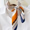 111 Mulberry Silk Silk Scarf Summer New Geometric Printing Versatile Decorative Scarf Multi-functional 71 Small Square Scarf