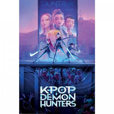 K-Pop Demonų Medžiotojai Huntr/X Plakatas