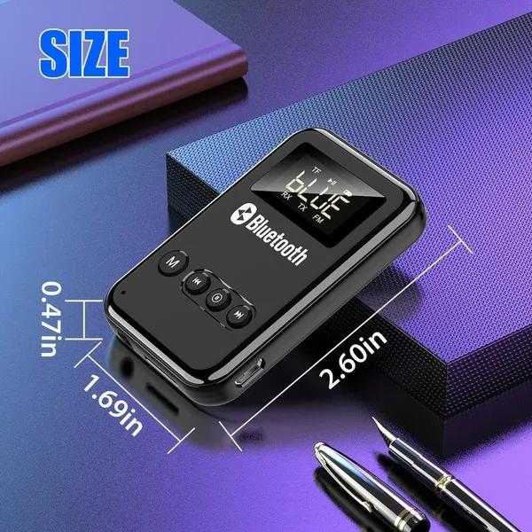 Newest USB Bluetooth 5.0 Transmitter Receiver 4 In 1 Wireless Audio 3.5mm Aux Car Adapter