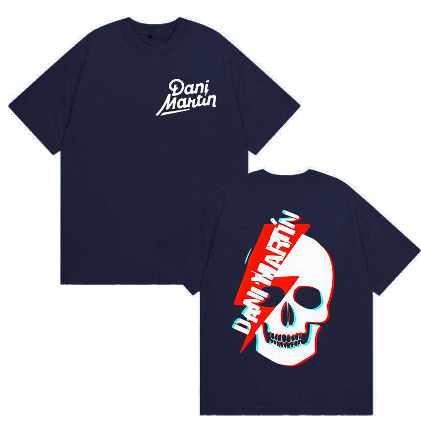 Rock Band Dani Martin Tour 2026 Merch T Shirt Mens Vintage Gothic Oversized Cotton Tshirts Man Hip Hop Punk Clothing Tshirt