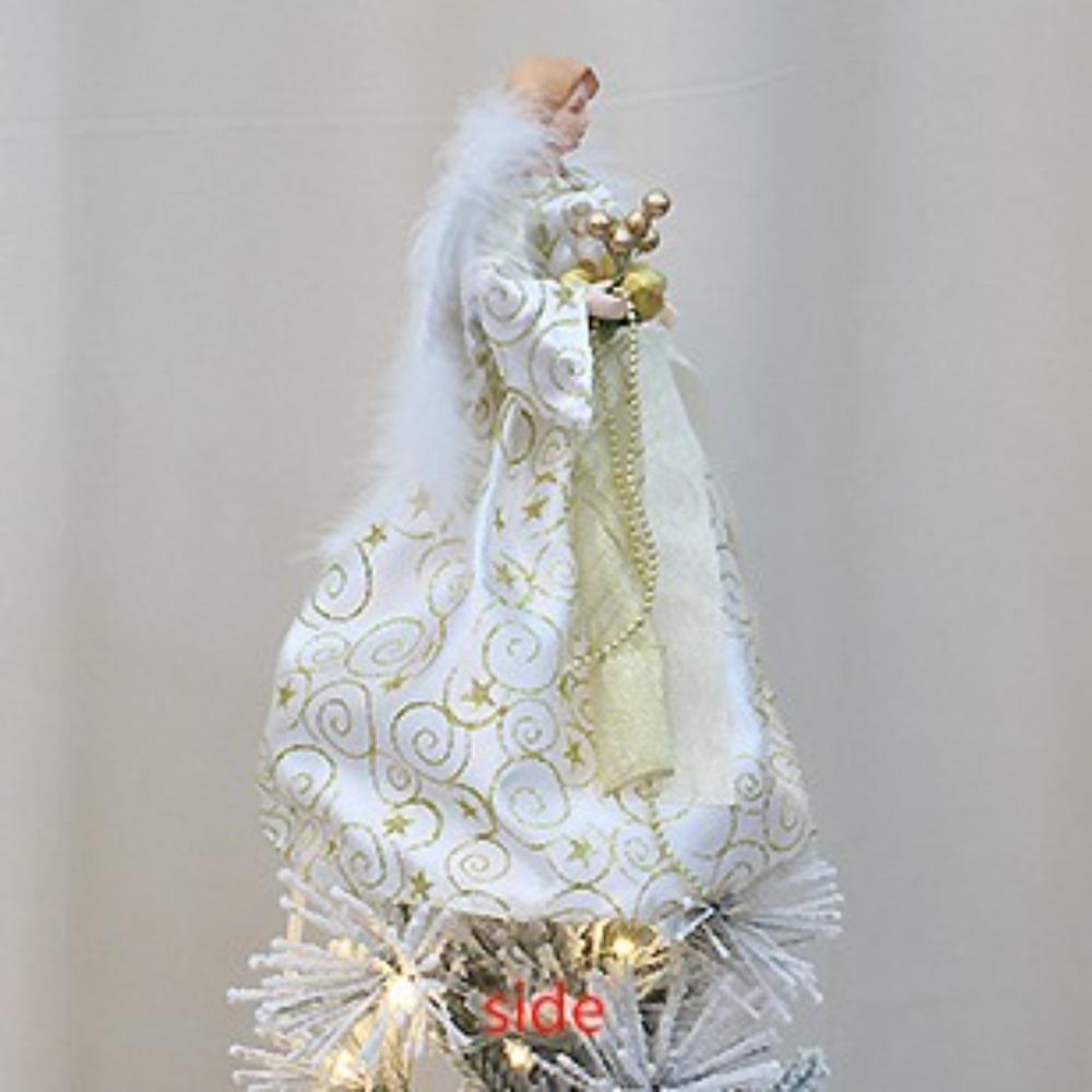 Golden Christmas Tree Top Star Delicate Christmas Angel Topper  Christmas Tree Top