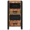 VidaXL Armoire à tiroir multicolore 40x40x75 cm bois de récupération, commode, classeur, armoire avec tiroirs, armoire de 4013582