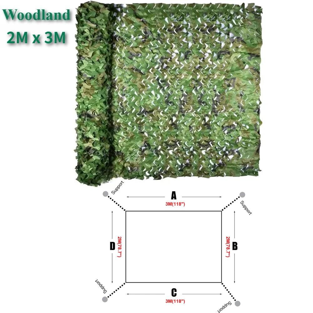 Camouflage Net Shade Net for Hunting Home Decor Paintball Bird Watching Camping Car Cover Hunting Blind Tree Stand Theme Decor