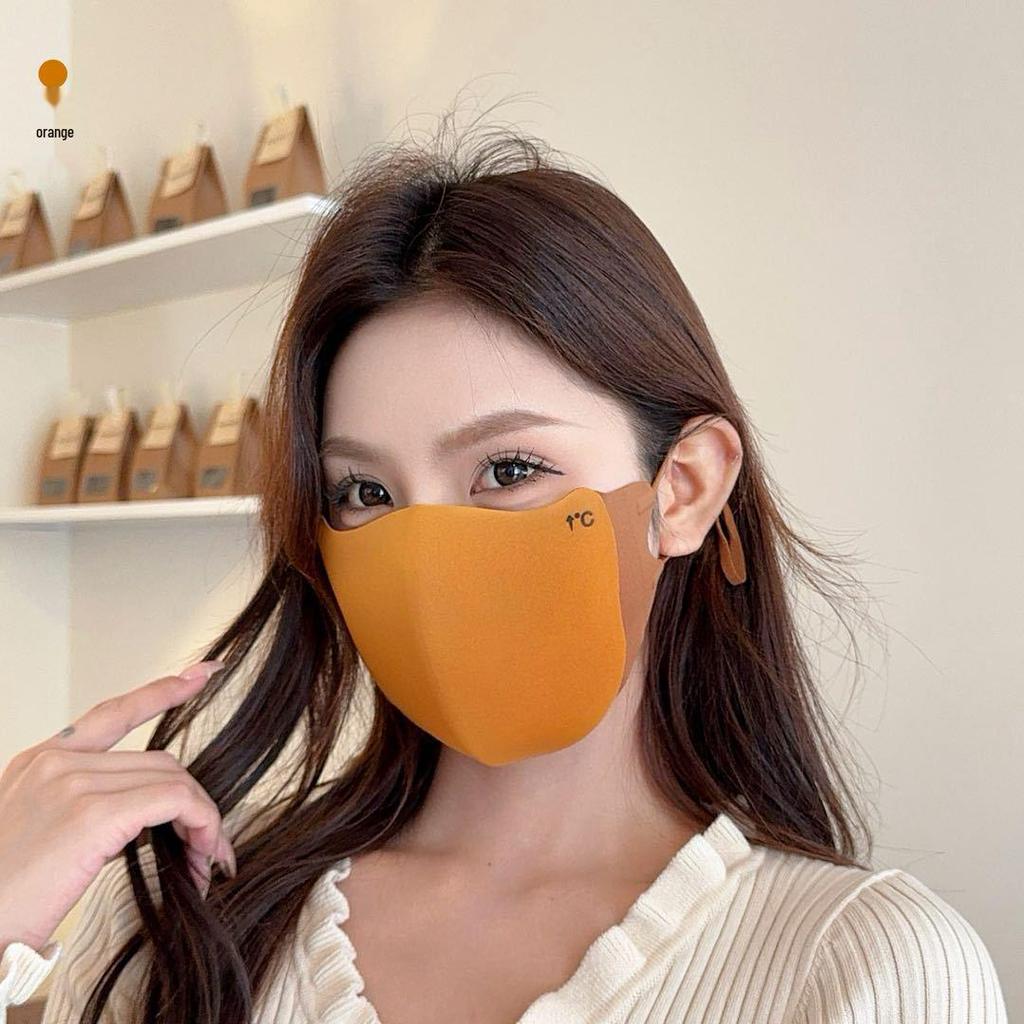 Women's Winter Windproof Sponge Mask: Warm, Dustproof, Seamless, Washable, Eye Corner Protection