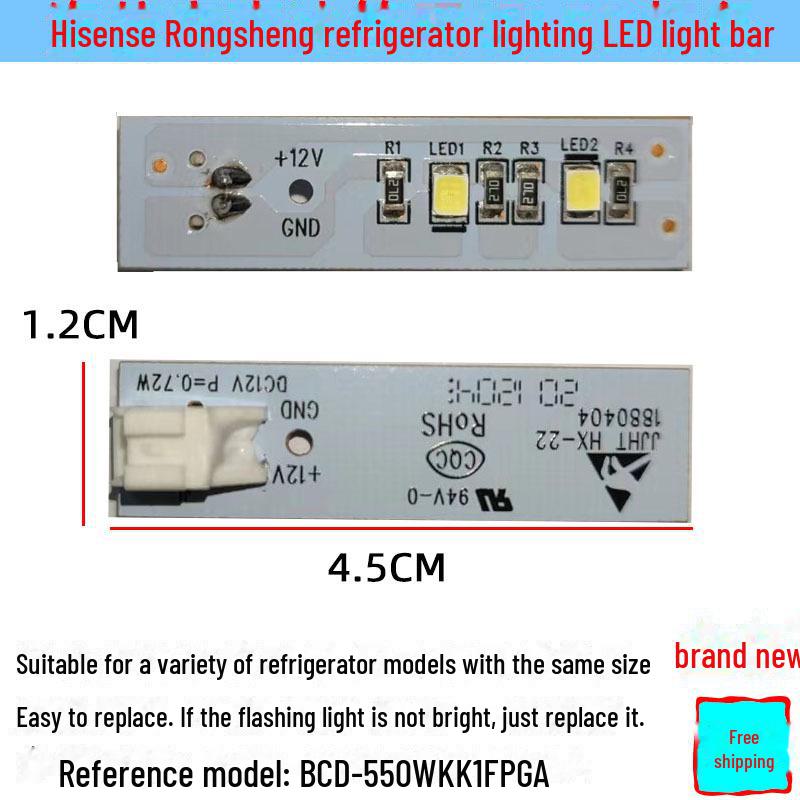 LED Light Strips and Bulbs for Refrigerators and Freezers