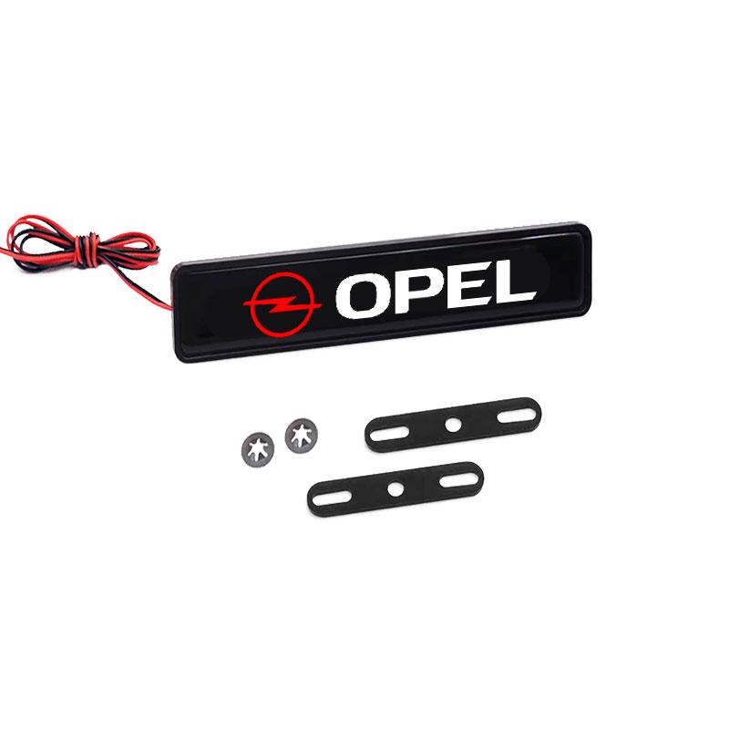 Car Light LED Front Hood Grille Emblem Badge Decorative For Opel Astra H G J Insignia Mokka Zafira Corsa Vectra C D Antara