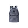 2023 Winter Collection Brand Logo Zipper Checkered Print Backpack Unisex Backpack Gray Smoke-Gray FJ6784-070