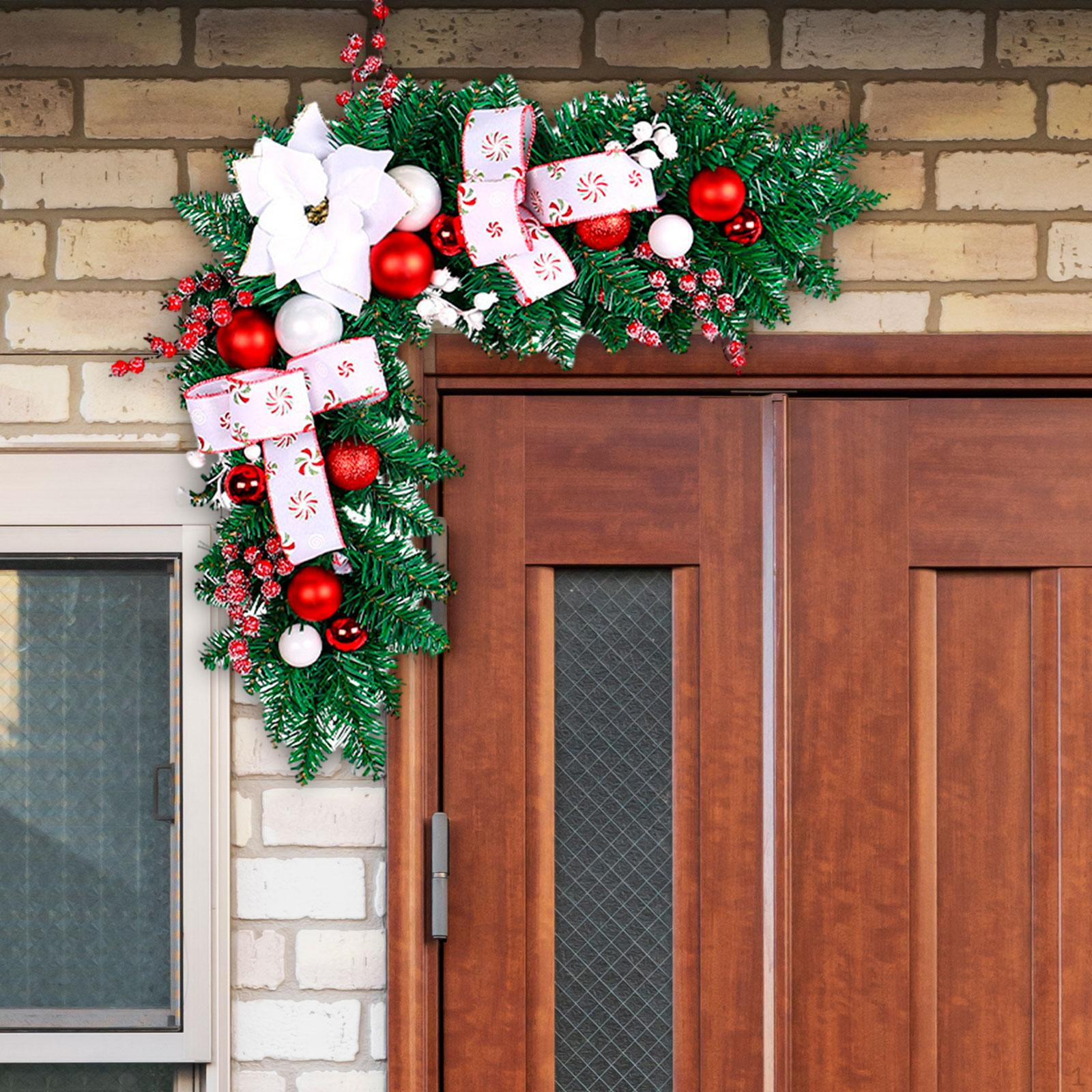 

Банты для рождественского венка, Декор, Рождественский сваг, Шары, Подвески, Подвешивание для отеля, Год