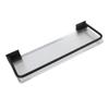 Floating Shelf Space Aluminum Acrylic Wall Mounted Decorative Storage Shelf for Kitchen Bathroom