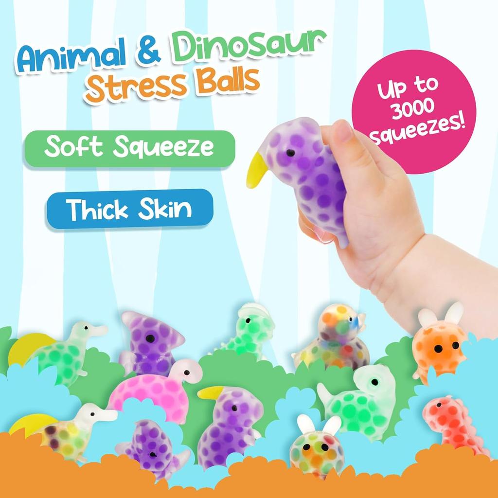 Mini Fidget Tier Quetschies Kleine Quetschies Preise Mitgebsel Stressbälle Großhandel Sensorische Knetbälle Klassenzimmerpreise