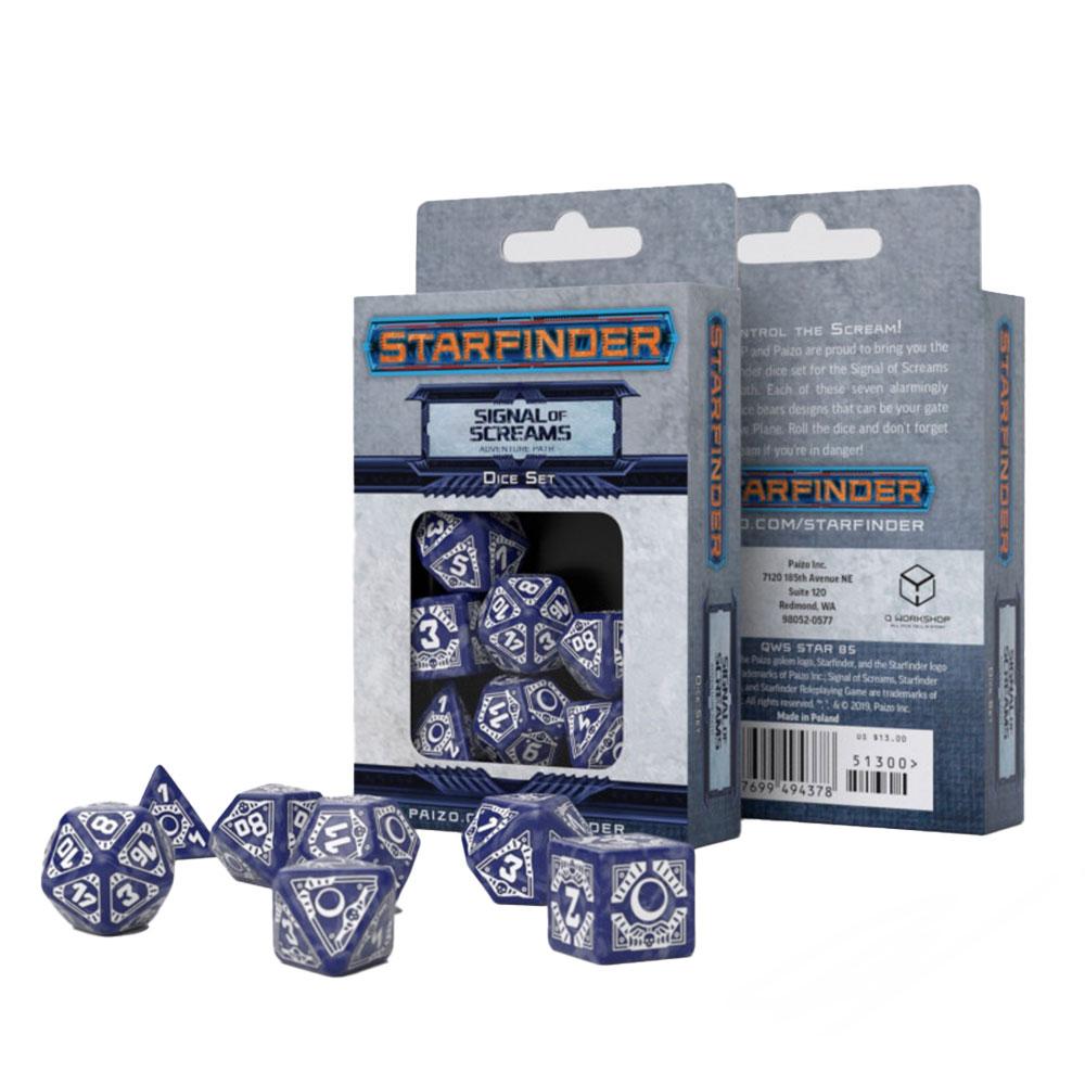 

Q Workshop Starfinder Signal of Screams Набор игральных костей 7 шт.