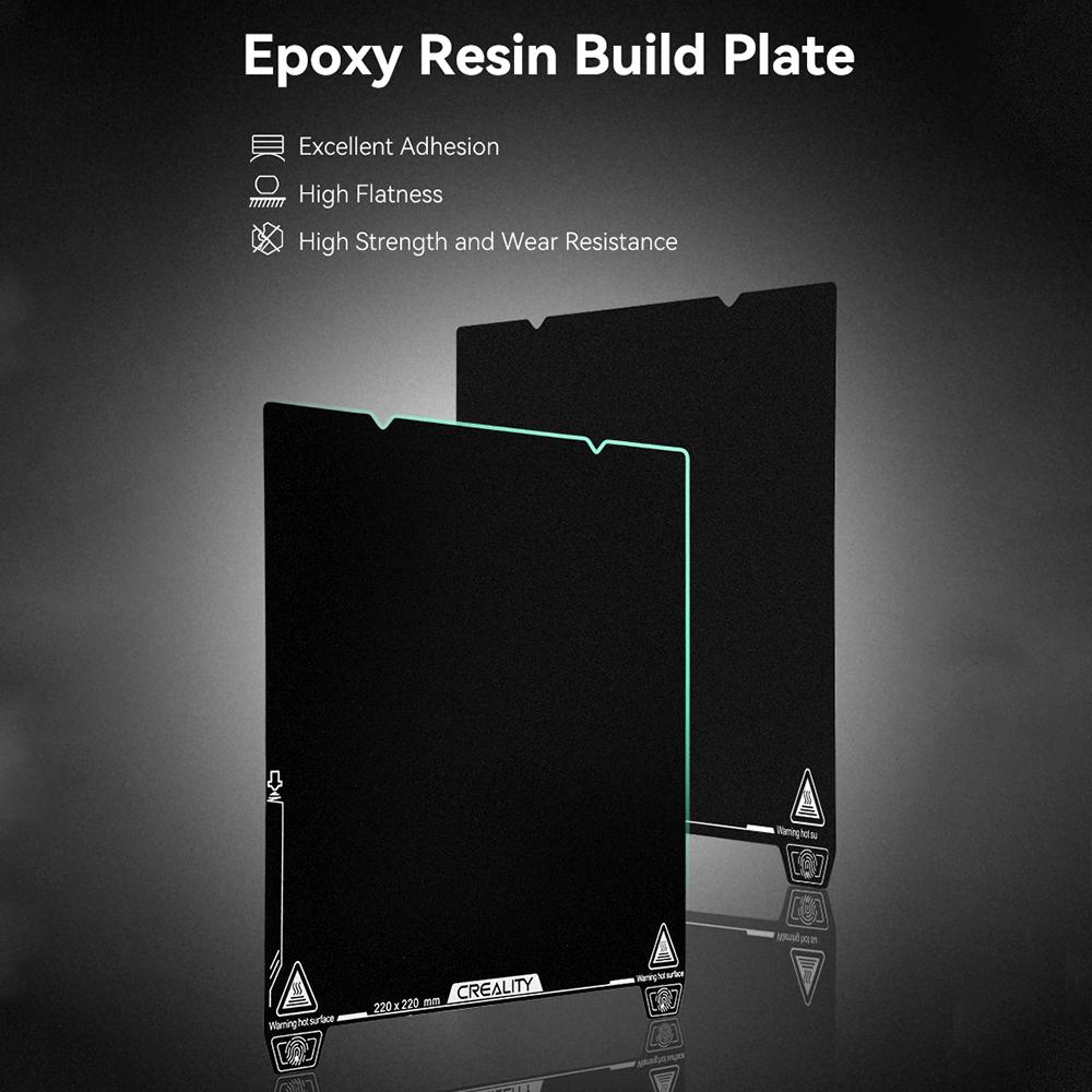 Creality Epoxy Resin Build Plate Double sided Printing  Platform 235*235mm Ultra high Adhesion Easy to Install Suitable