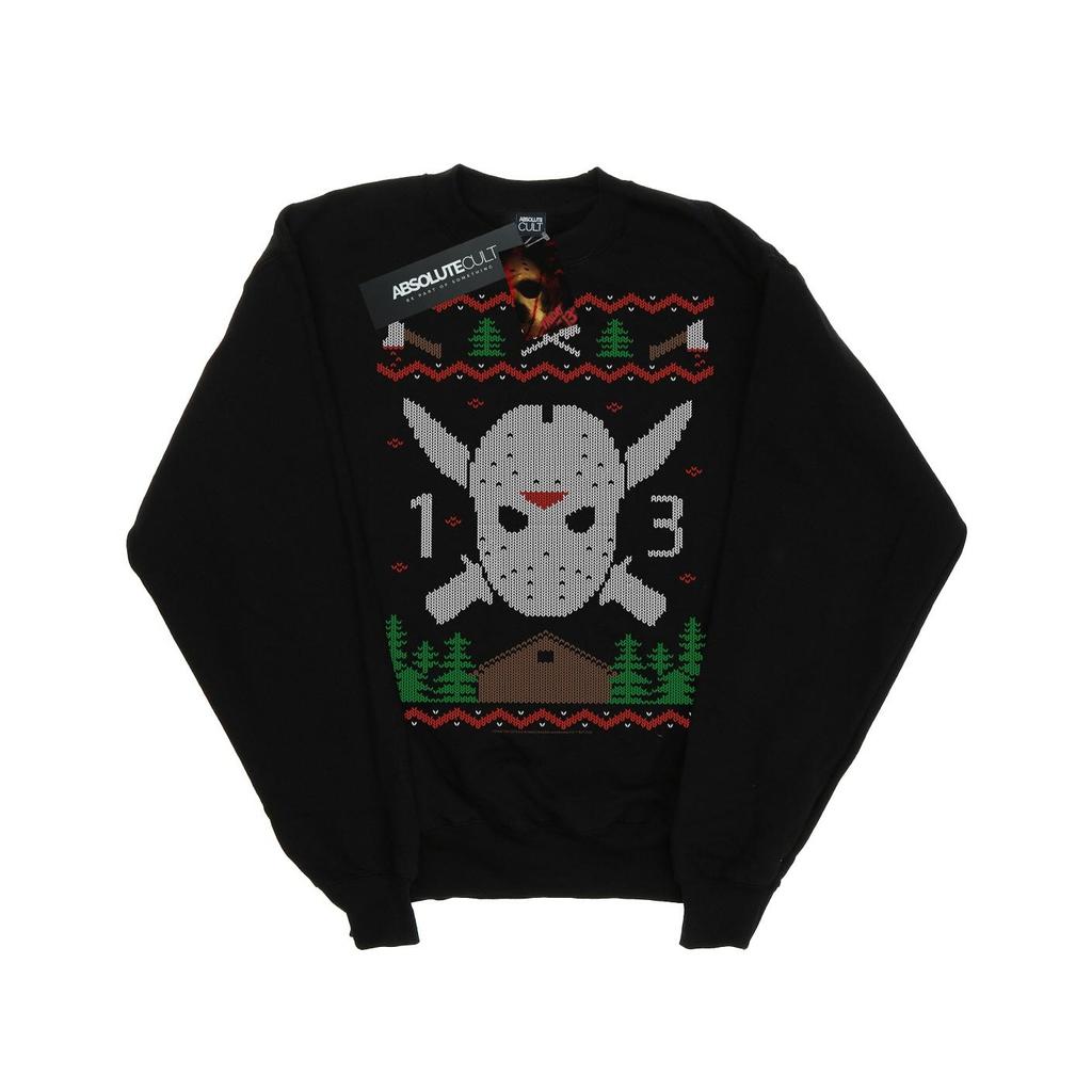 Friday 13th Mens Christmas Fair Isle Sweatshirt
