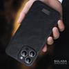 SULADA For iPhone 15 Pro Max PU Leather+TPU+PC Phone Case Shockproof Back Cover