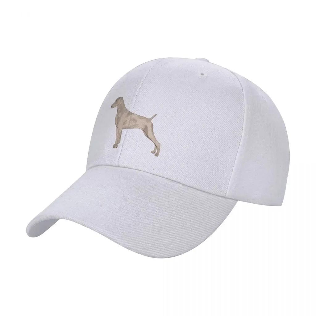 Weimaraner Hund Silber Geister bunte Silhouette für Hundeliebhaber Baseballkappe Golfhut Herrenhut Damen Golfbekleidung Herren