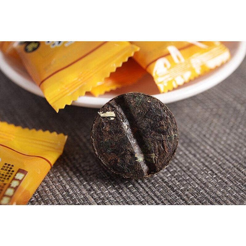 500g Yunnan Puerh Tea Golden Classic Glutinous Fragrance Tuo Tea Cooked Tea