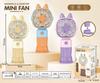 Rechargeable USB Mini Cartoon Snail Fan - Handheld & Desktop Electric Fan Gift