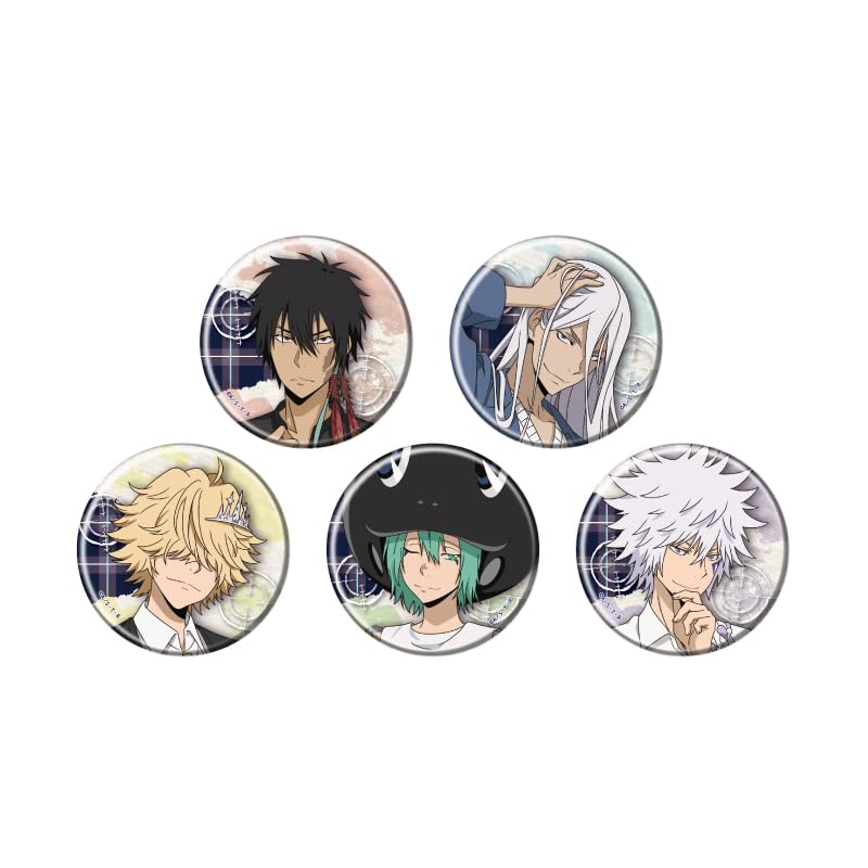 Katekyo Hitman Reborn 69 [Оригинальная Иллюстрация] Полный Набор Значков (Коробка из 5 шт.)