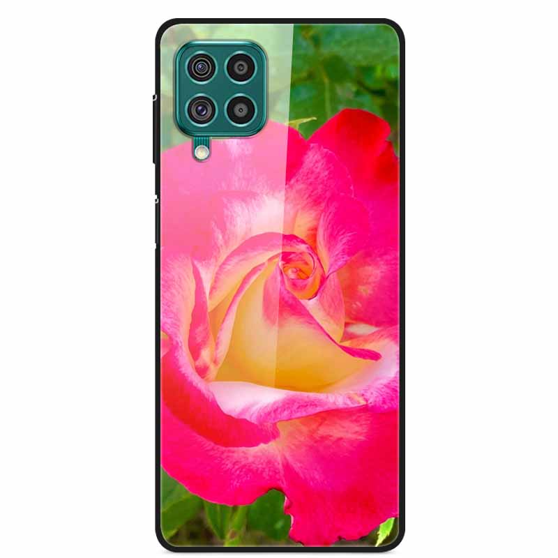 For Samsung M32 Case Tempered Glass Hard Back Cover Case For Samsung Galaxy A12 A22 M32 Phone Case Cover M 32 A 22 Funda Coque