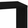 Bookshelf Black Oak Effect 45 x 23.5 x 162.5 cm