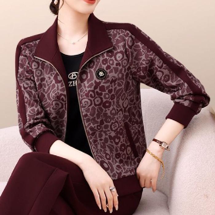

Chic Active Jacket for Women, Spring/Autumn 2025: Age-Defying & Slimming Design 2XL