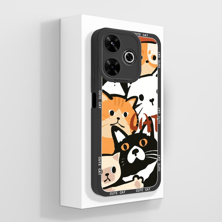 Pentru Redmi 12 13 14 13C 13R 14C 14R 4G 5G Huse Huse Flori cool Estetică Fluture Protecție pentru cameră Silicon lichid moale Potrivit pentru bara de protecție Redmi