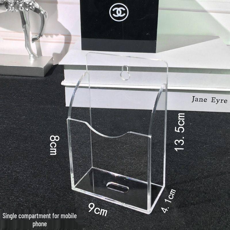 Acrylic Wall-Mounted Transparent Storage Box for Electronics