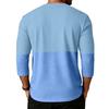 Herre Sport Fritid Waverg Rund Hals Trekvartærmet T-shirt