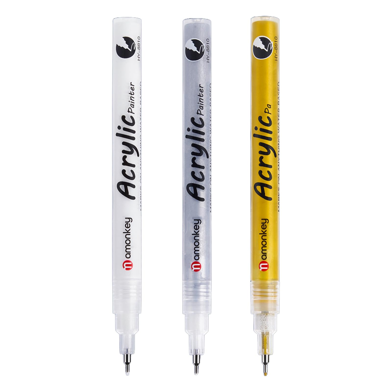 

BTtime Маркер Экстратонкий Белый Акриловый Хайлайтер Иллюстрация Манга для и и 3 шт. Ручка, Кончик, Ручка, Ручка на водной основе, Ручка, Ручка, Ручка,