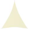VidaXL Sun Sail Triangular Oxford Fabric 3x4x4 M Cream