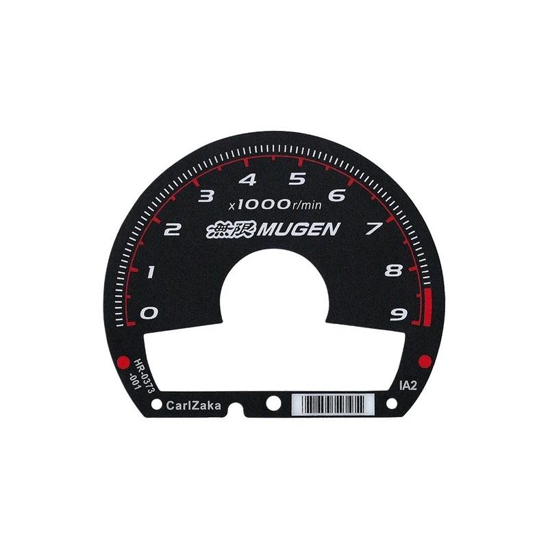 Gauge Face for Honda Civic FA5 FG2 FA1 FD1 MUGEN Style 9000rpm 8000rpm with 20 pcs LED Lamp Beads