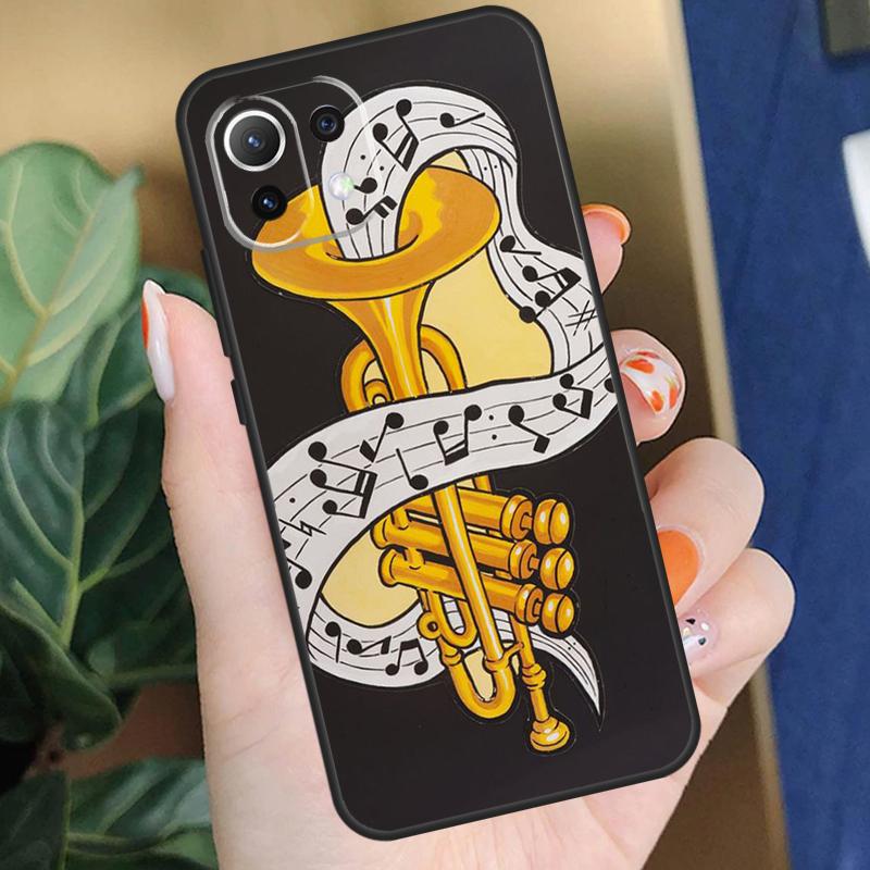 Violin Piano Case For Xiaomi 15 14 Ultra 13T 14T 15T Pro 17 Pro Max POCO F8 F7 F5 F6 X5 X6 X7 Pro Coque