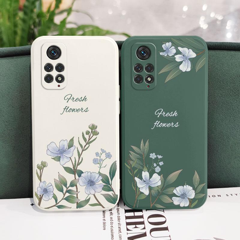 Leafy Lily Phone Case For Xiaomi Redmi Note 14 13 12 12S 11 11S 11E 10 10T 10S 9T Pro Plus Redmi 10 10A 10C 9 9T 4G 5G Cover