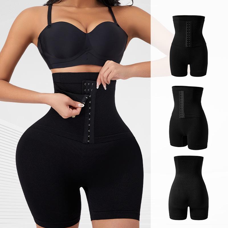 High Waist Abdominal Retraction Control Panties for Women Postpartum Body Shaping Strengthening Breasted Waist Retraction Adults S чёрный