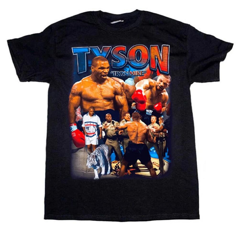 Mike Tyson Unisex Tshirt Short Sleeve Casual Cotton ONeck T Shirts S