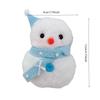 Cute Snowman Plush Keychain Christmas Ornament Creative Stuffted Doll Backpack Plushie Pendant Christmas Gifts for Friends