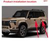 Car handle cover decorative strip Black For Lexus GX 550 2024-2025