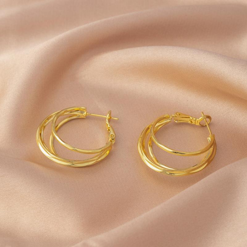Fashion Trend Unique Design Elegant Delicate Retro Stud Earrings Women Jewelry Party Gifts
