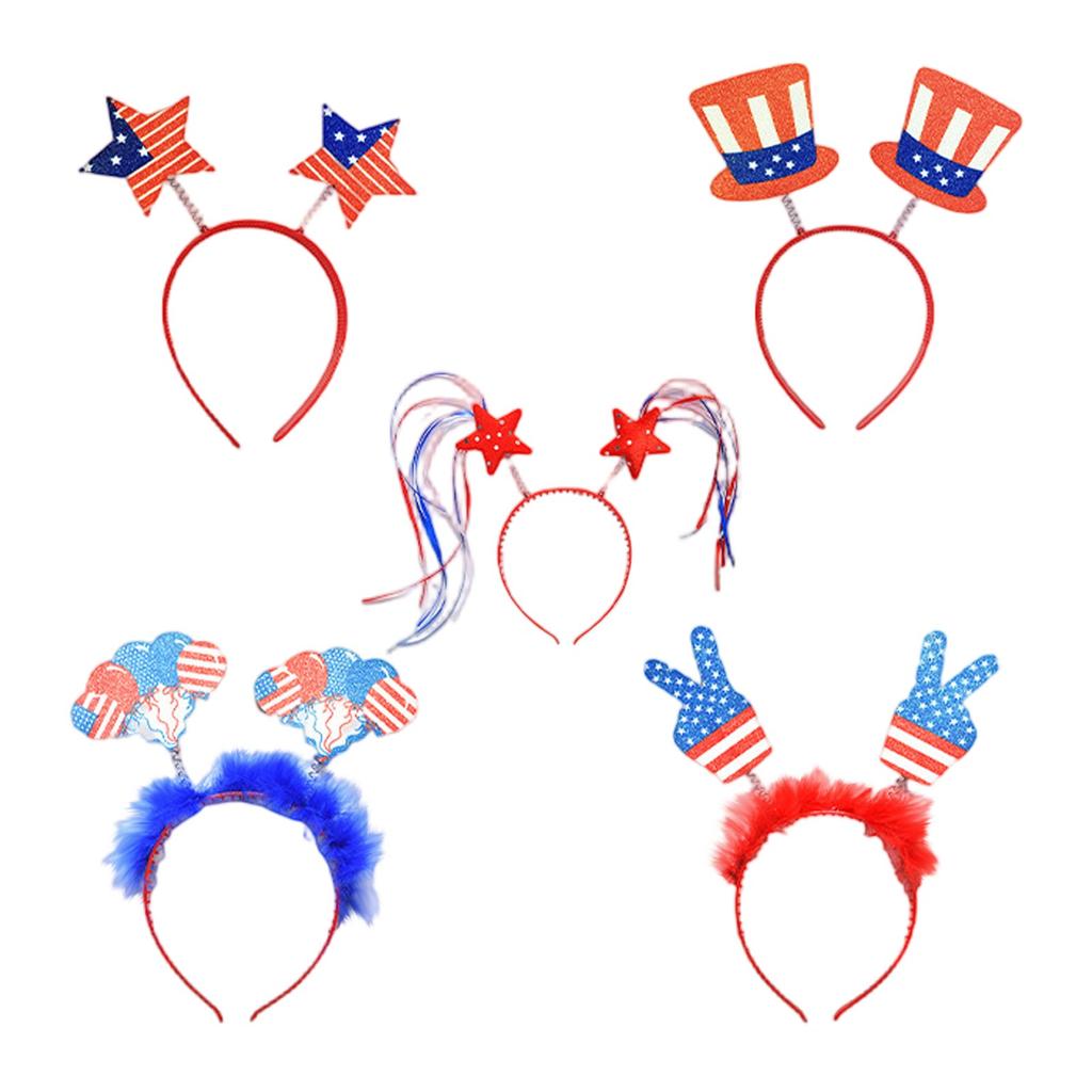 American Independence Day Party Decoration Headband 10pcs
