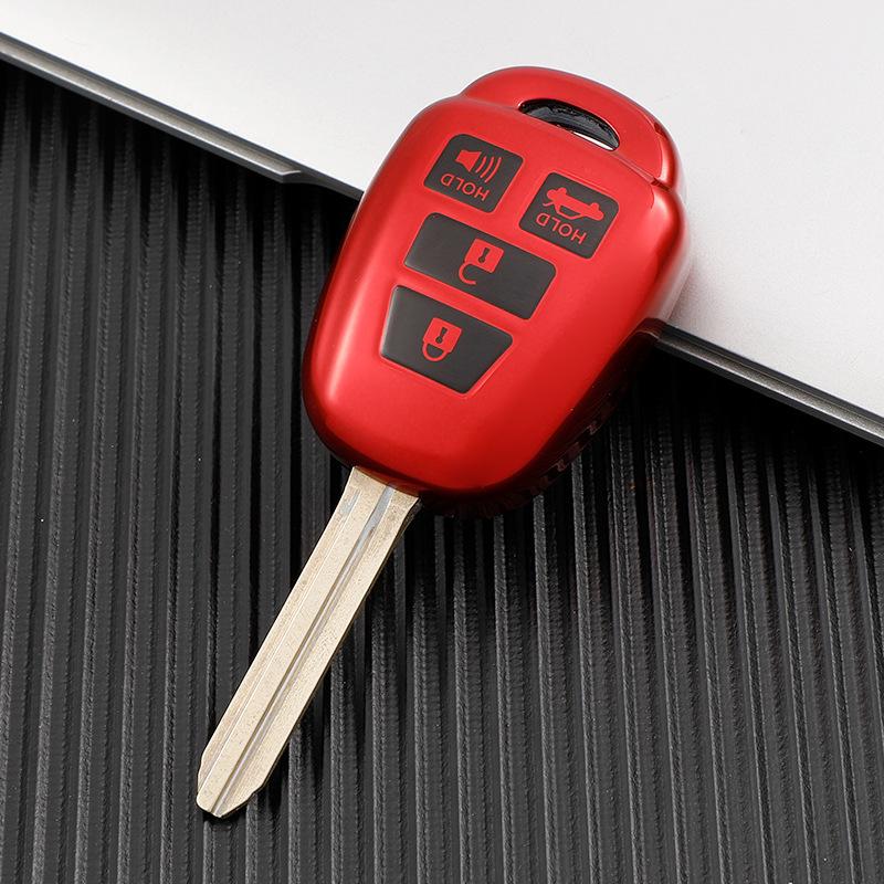 4 Buttons TPU Car Remote Key Case Cover For Toyota Camry Prius 2012 2013 2014 2015 2016 2017 Corolla RAV4 Shell Accessories