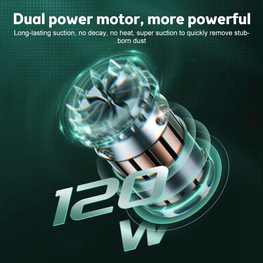Electric Car Vacuum Cleaner Cordless Handheld Vacuum Portable Car Dust Collector Set Dust Removal