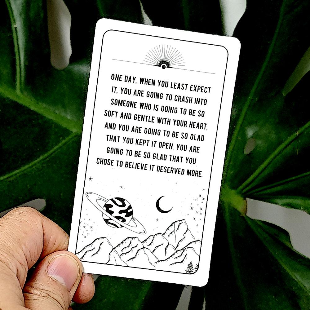 Messages From The Universe Oracle Deck 10.3*6cm with Guidance From Your Guides for General Readings 54 Pcs Oracle Cards