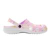 White Printed EVA Casual Clogs for Women Men Soft Sole Lightweight Breathable Slip On Sandals Slippers Summer Daily Leisure Shoes