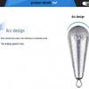 Teardrop Lead Sinkers for Long-Distance Sea Fishing - Anti-Snag Rod Accessories
