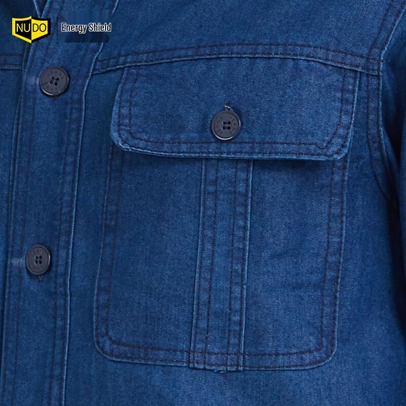 Nengdun Men's Denim Work Uniform Set