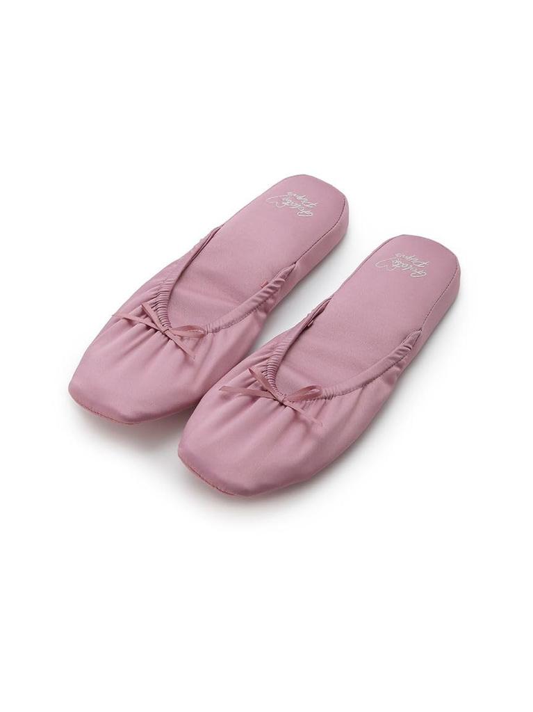Gelato Pique Sweet Satin Ribbon Room Shoes PWGS241655 PNK Free Size