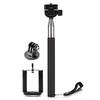 Extendable Handheld Selfie Stick Monopod For Gopro Hero 12 11 10 9 SJCAM XiaoYi EKEN H9R Sport Action Camera go pro Accessories 7