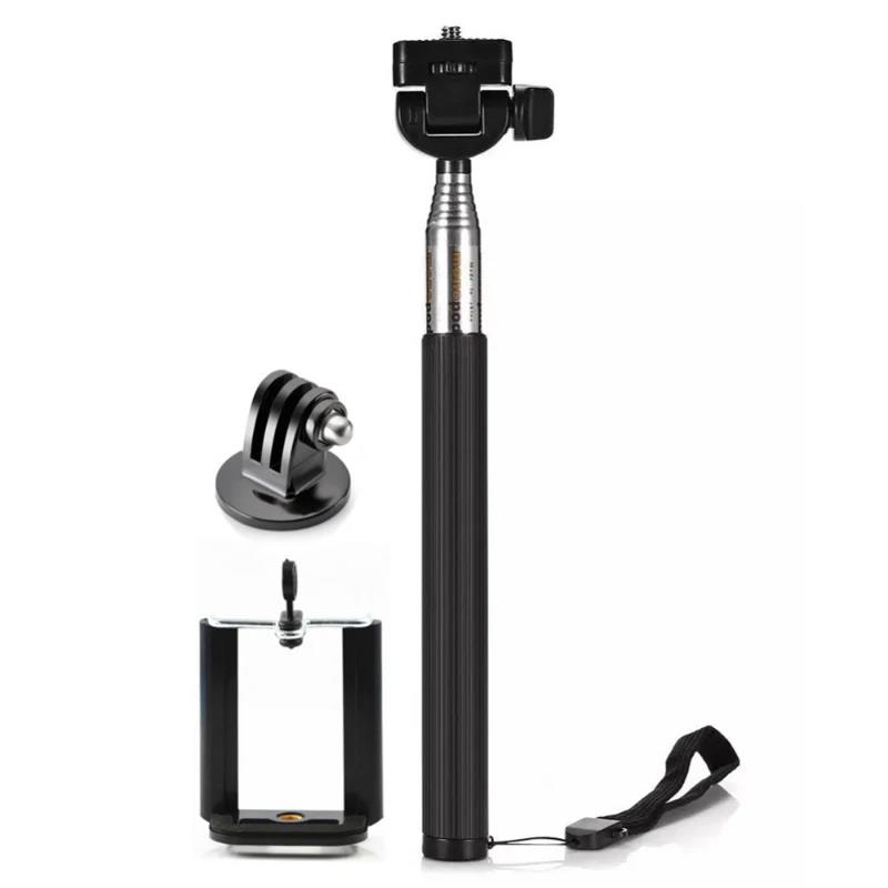 Extendable Handheld Selfie Stick Monopod For Gopro Hero 12 11 10 9 SJCAM XiaoYi EKEN H9R Sport Action Camera go pro Accessories 7