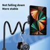 Universal 360-Degree Rotating Tablet Phone Holder with Adjustable Spiral Base, Flexible Stand for Desktop and Bed Use