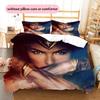 Wonder Woman Hero Bedding Set Duvet Cover Pillowcase No Filler, Soft Home Bedroom Decor, Perfect Gift for Fans.chl